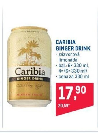 Makro CARIBIA GINGER DRINK nabídka