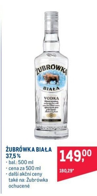 Makro ŻUBRÓWKA BIAŁA 37.5% nabídka