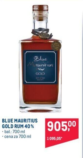 Makro BLUE MAURITIUS GOLD RUM 40% nabídka