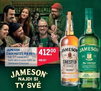 Makro JAMESON CASKMATES IPA 40% nabídka