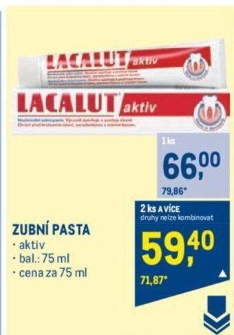 Makro ZUBNÍ PASTA nabídka
