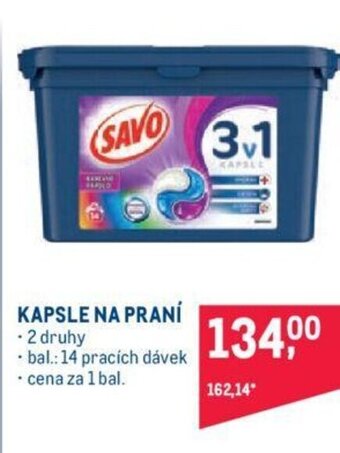 Makro KAPSLE NA PRANÍ nabídka