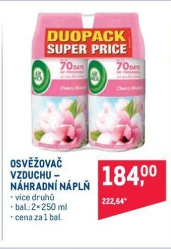 Makro OSVĚŽOVAČ VZDUCHU - NÁHRADNÍ NÁPLŇ nabídka