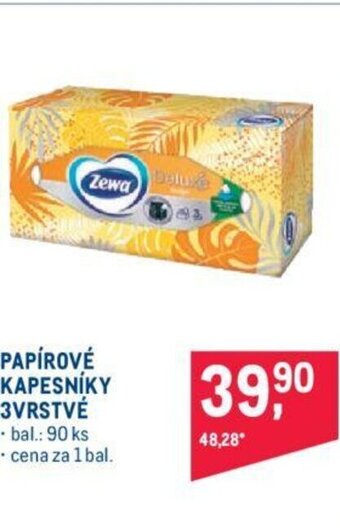 Makro PAPÍROVÉ KAPESNÍKY 3VRSTVÉ nabídka
