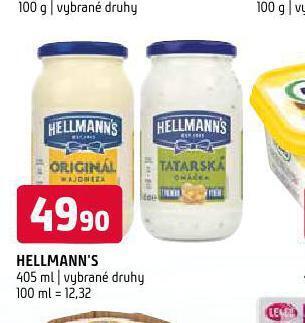 Terno Hellmann´s tatarská omáčka, majonéza nabídka