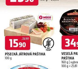Terno Písecká játrová paštika nabídka