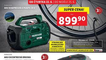 Lidl Aku kompresor a pumpa 20 v nabídka
