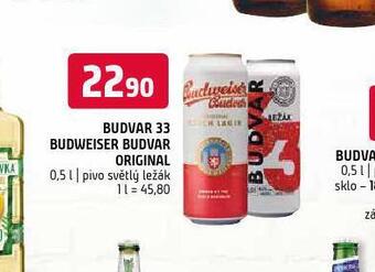Terno Pivo budweiser budvar original nabídka