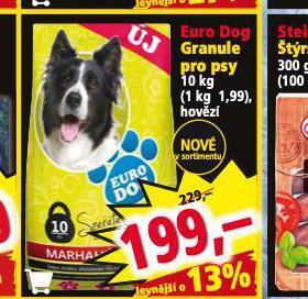 Norma Euro dog granule pro psy nabídka