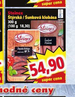 Norma Štýrská klobása nabídka