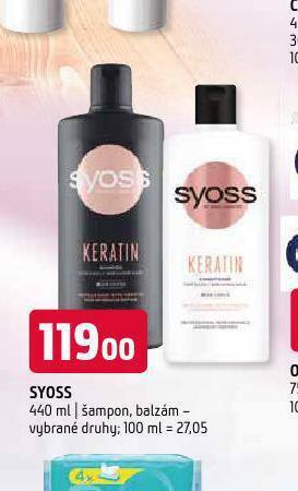 Terno Syoss šampon, balzám nabídka