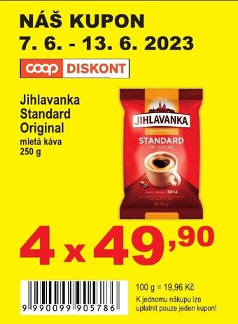 COOP DISKONT Jihlavanka Standard Original nabídka