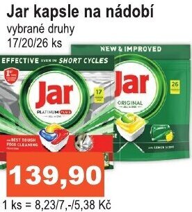 COOP DISKONT Jar kapsle na nádobí nabídka