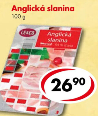CBA Anglická slanina nabídka