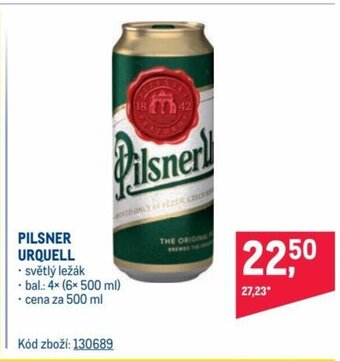 Makro PILSNER URQUELL nabídka