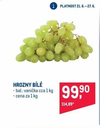 Makro HROZNY BÍLÉ nabídka