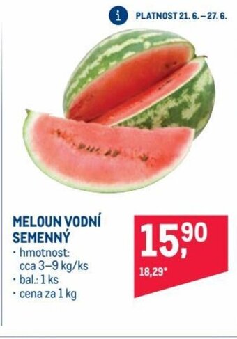 Makro MELOUN VODNÍ SEMENNÝ nabídka