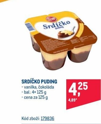 Makro SRDÍČKO PUDING nabídka