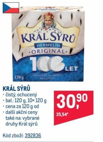 Makro KRÁL SÝRŮ nabídka