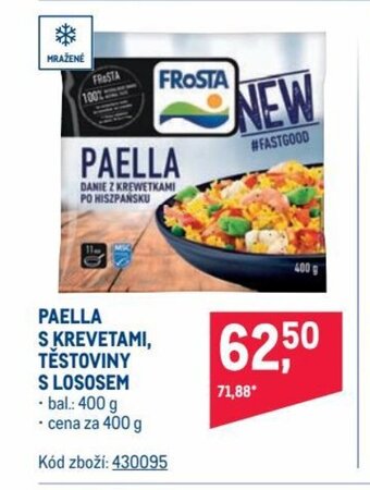 PAELLA S KREVETAMI, TĚSTOVINY S LOSOSEM