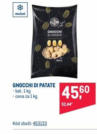Makro GNOCCHI DI PATATE nabídka