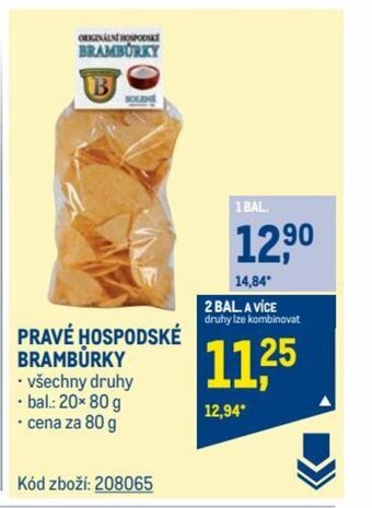 Makro PRAVÉ HOSPODSKÉ BRAMBŮRKY nabídka