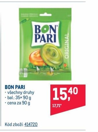 Makro BON PARI nabídka