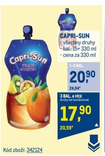 Makro Capri-Sun nabídka