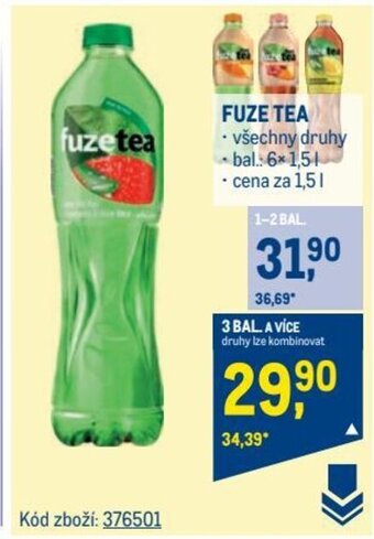 Makro FUZE TEA nabídka