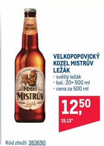 Makro VELKOPOPOVICKÝ KOZEL MISTRŮV LEŽÁK nabídka