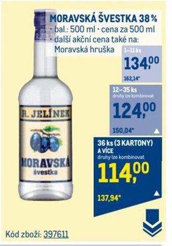 Makro MORAVSKÁ ŠVESTKA 38% nabídka