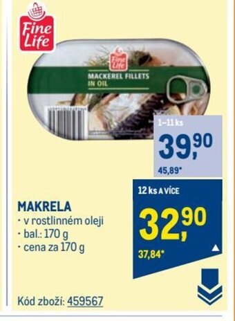 Makro MAKRELA nabídka