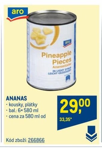Makro ANANAS nabídka