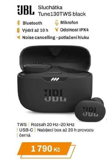 Expert JBL Sluchátka Tune130TWS black nabídka