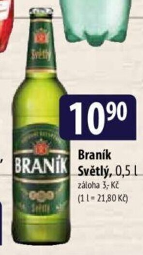 Bala Braník Světlý, 0,5L nabídka