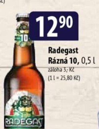 Bala Radegast Rázná 10, 0,5 l nabídka