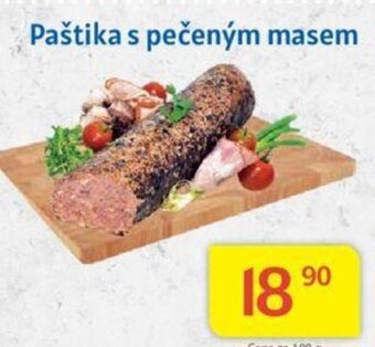 Kubík potraviny Paštika s pečeným masem nabídka