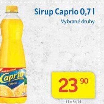 Kubík potraviny Sirup Caprio 0,7L nabídka