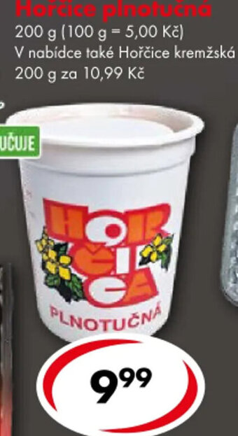 CBA Hořčice PLNOTUČNÁ nabídka