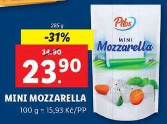 Lidl Mini mozzarella, 285 g nabídka