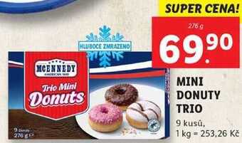 Lidl Mini donuty trio, 276 g nabídka