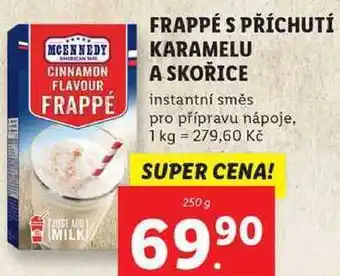 Lidl Frappé s příchutí karamelu a skořice, 250 g nabídka