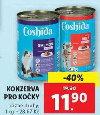Lidl Konzerva pro kočky, 415 g nabídka