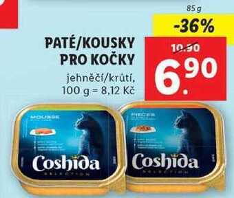 Lidl Paté/kousky pro kočky, 85 g nabídka