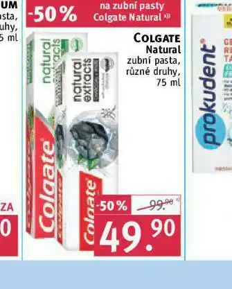Rossmann Colgate natural zubní pasta nabídka