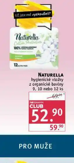 Rossmann Naturella hygienické vložky nabídka