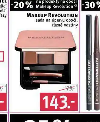 Rossmann Makeup revolution sada na úpravu obočí nabídka