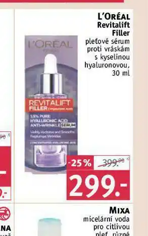 Rossmann Loreal revitalift filler nabídka