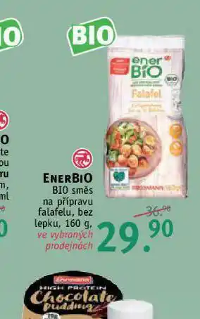Rossmann Enerbio sypká směs na přípravu bio zeleninových falafelu nabídka