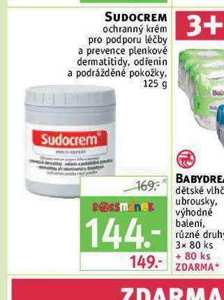Rossmann Sudocrem ochranný krém nabídka
